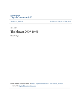 The Ithacan, 2009-10-01