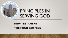 Why Four Gospels? (Continue)