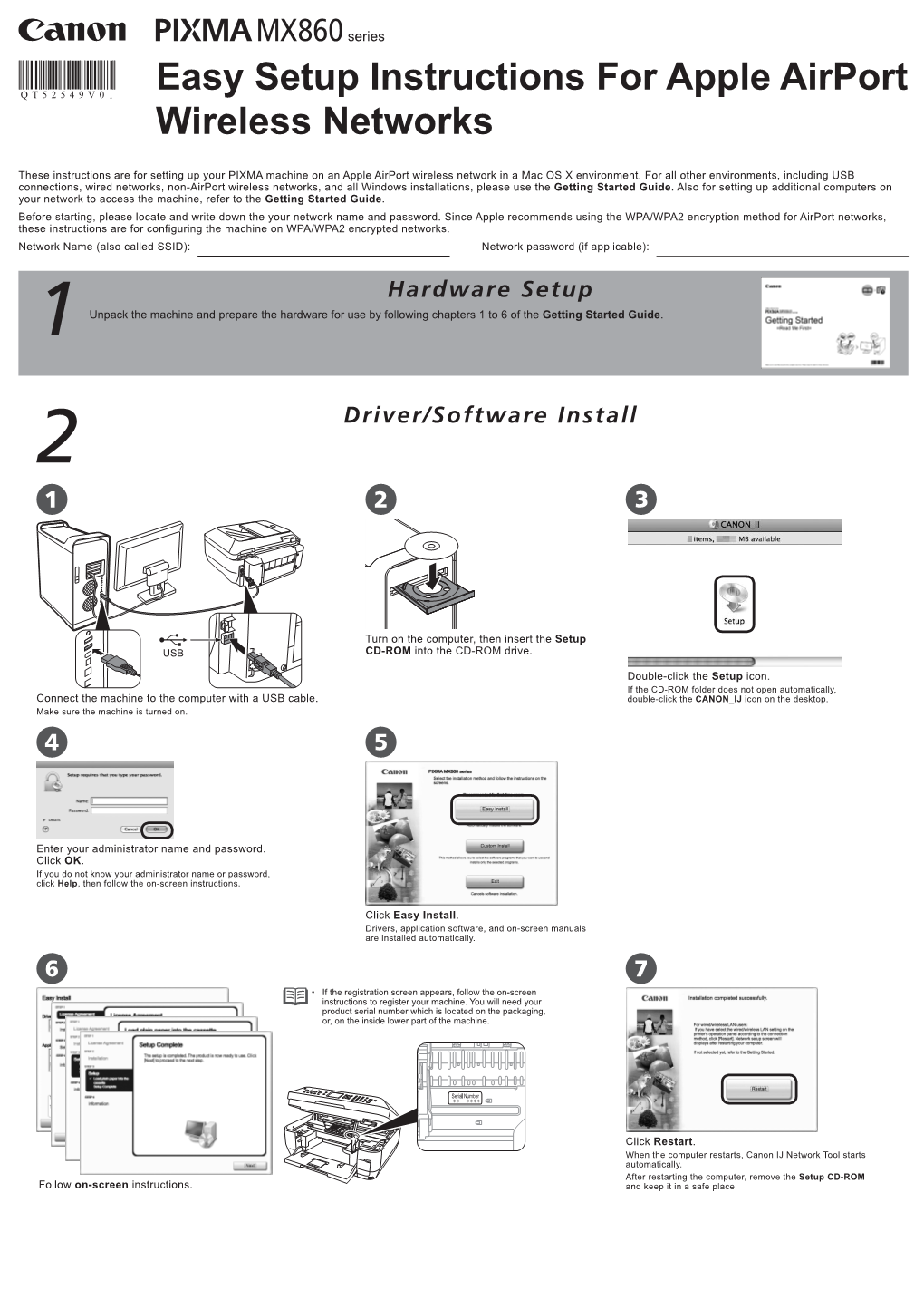 Easy Setup Instructions for Apple Airport Wireless Networks