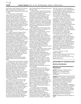 Federal Register/Vol. 71, No. 40/Wednesday, March 1, 2006