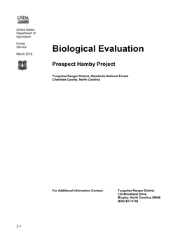 Biological Evaluation
