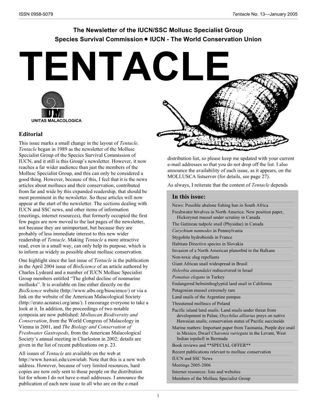 the-newsletter-of-the-iucn-ssc-mollusc-specialist-group-species