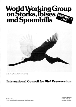 World Working Group on Storks, Ibises and Spoonbills