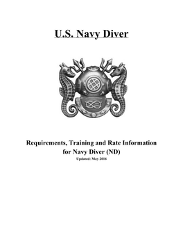 U.S. Navy Diver