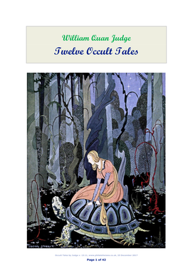 Occult Tales by Judge V
