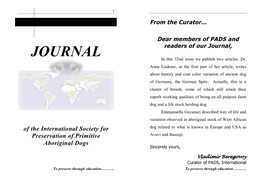 Journal of PADS