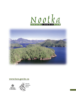 Nootka Sound Coastal Land Use Plan