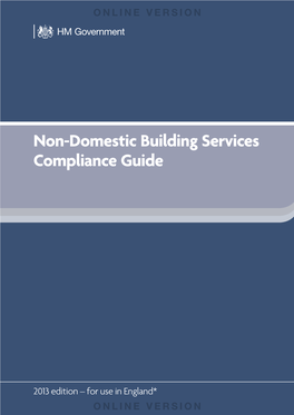 Non-Domestic Building Services Compliance Guide