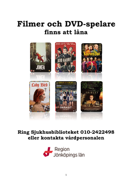 Filmer Och DVD-Spelare Finns Att Låna