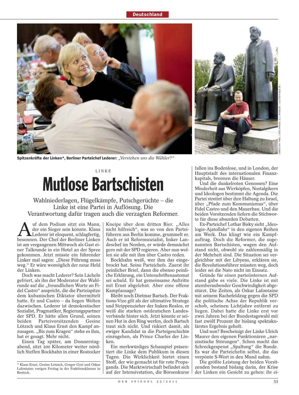 Mutlose Bartschisten Minderheit Aus Wirrköpfen, Nostalgikern Und Ideologen Bestimmt Die Agenda