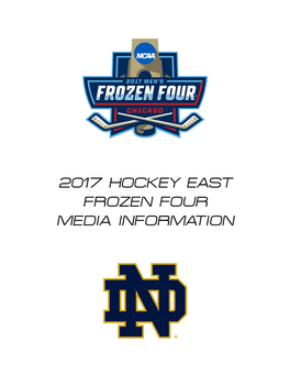 2017 Hockey East Frozen Four Media Information