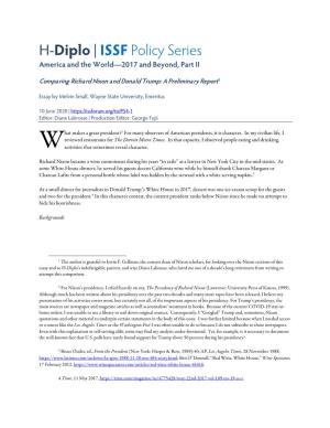 H-Diplo/ISSF Policy Series 4-1