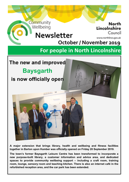Newsletter October / November 2019 for People in North Lincolnshire