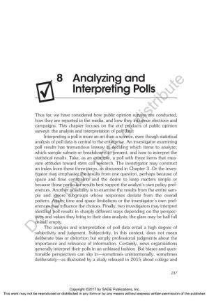 8 Analyzing and Interpreting Polls
