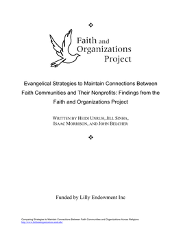 Evangelical Strategies to Maintain Connections Between Faith Communities and Their Nonprofits: Findings from the Faith and Organizations Project