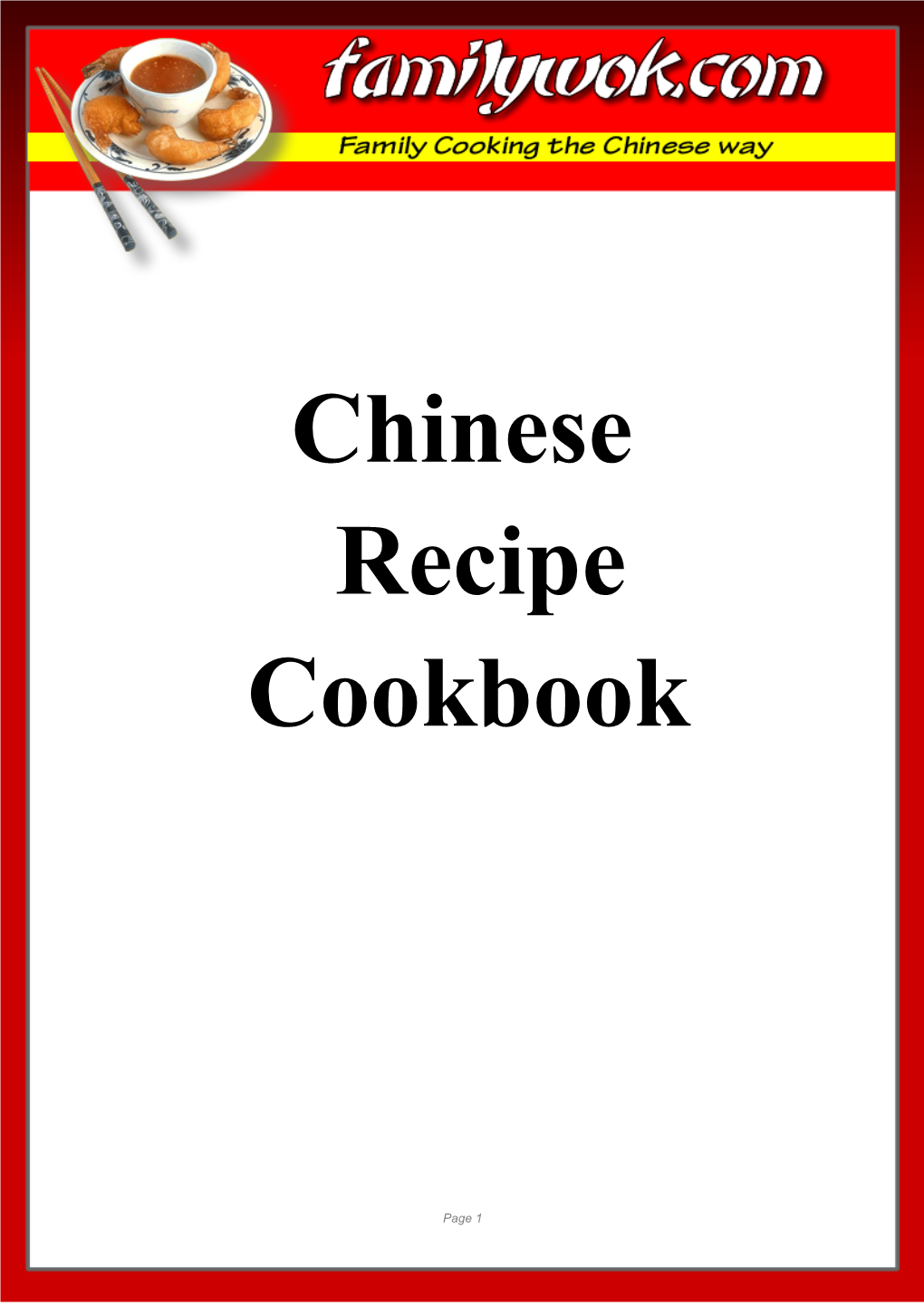 Family Wok Cookbook