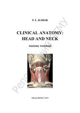 Clinical Anatomy: Head and Neck