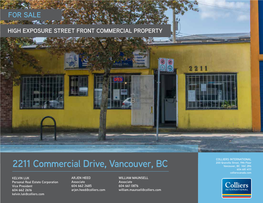 2211 Commercial Drive, Vancouver, BC