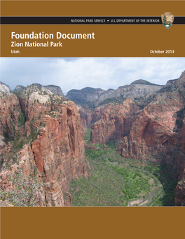 Zion National Park Foundation Document