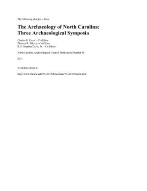 Cherokee Ethnogenesis in Southwestern North Carolina