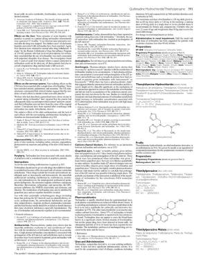 Quifenadine Hydrochloride/Thiethylperazine 591 Breast Milk; Its Active Metabolite, Fexofenadine, Was Excreted in 2