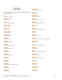 Slate.Com Table of Contents Culturebox Let's Get Those Phones Ringing!