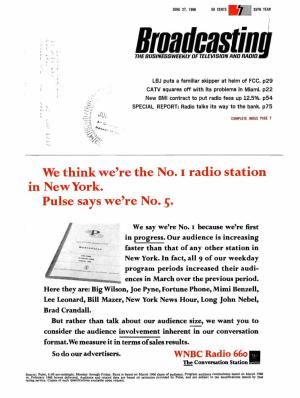 We Think We're the No. I Radio Station in New York