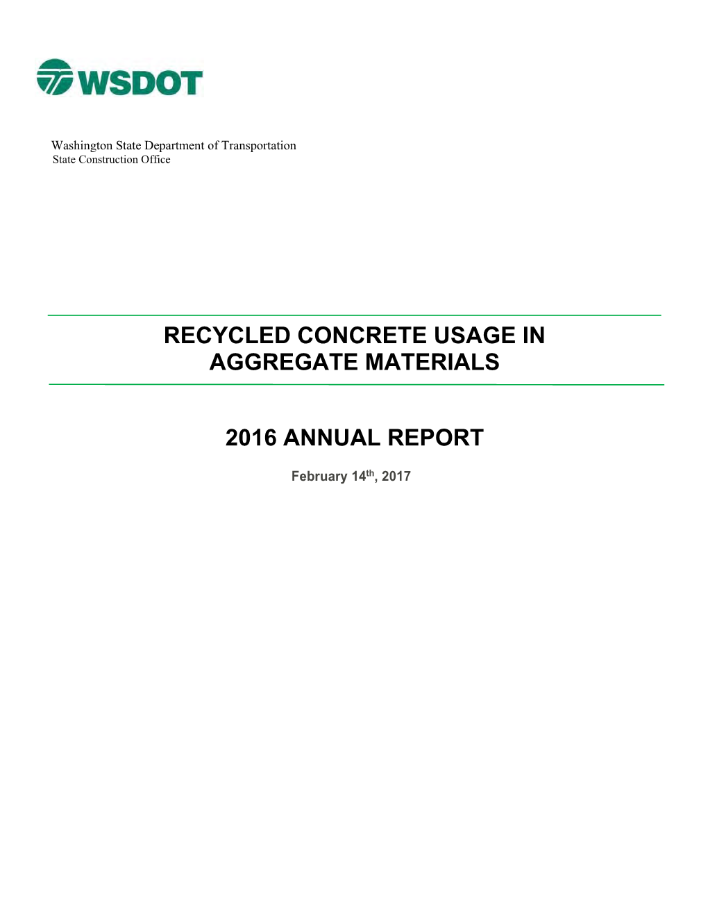 Recycled Concrete Usage in Aggregrate Materials