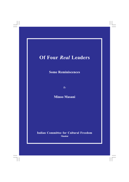 Of Four Real Leaders