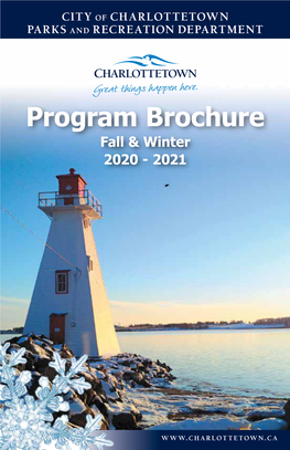 Program Brochure Fall & Winter 2020 - 2021