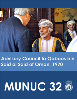 Advisory Council to Qaboos Bin Said Al Said of Oman, 1970