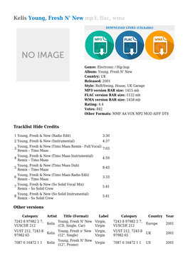 Kelis Young, Fresh N' New Mp3, Flac, Wma