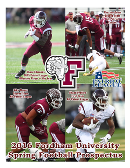 Fordham Football Spring Preview What a Difference a Year Makes
