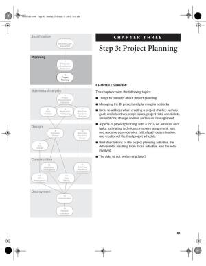 Step 3: Project Planning Planning 2 Enterprise Infrastructure Evaluation