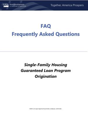 FAQ Frequently Asked Questions