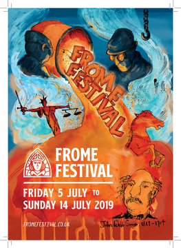 Welcome to the Frome Festival 2019