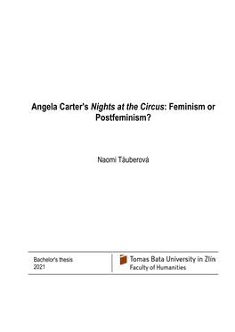 Angela Carter's Nights at the Circus: Feminism Or Postfeminism?