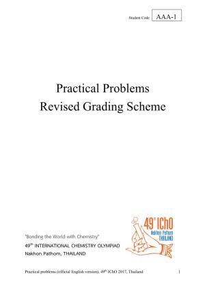 Practical Problems Revised Grading Scheme