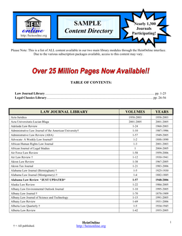 SAMPLE Content Directory