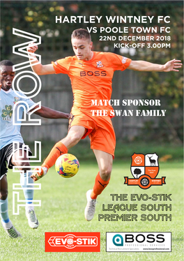 The Evo-Stik League South Premier South Hartley Wintney Fc