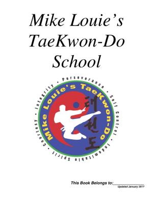 Taekwon-Do Red Manual Available