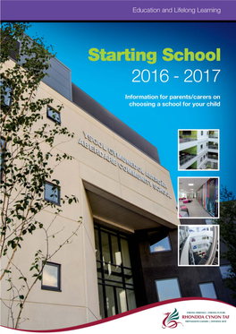 Starting School Book 2016-17