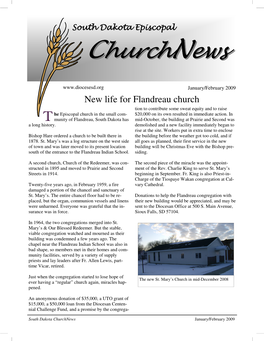 Churchnews January/February 2009 Page 2 Calendar