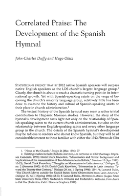 Correlated Praise: the Development of the Spanish Hymnal