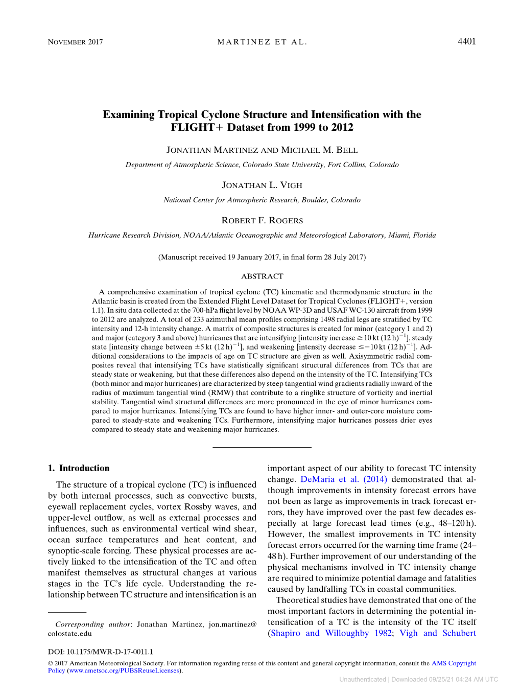 Examining Tropical Cyclone Structure and Intensification with The