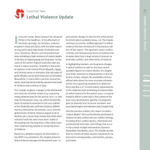Lethal Violence Update Violence Lethal Chapter