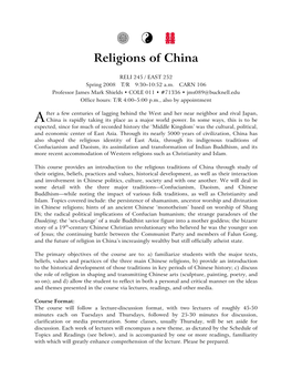 Religions of China