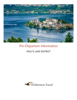 Pre-Departure Information