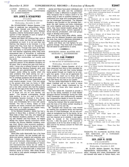 CONGRESSIONAL RECORD— Extensions Of