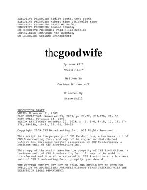 The Good Wife 1X12 - Painkiller.Pdf